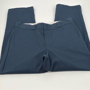 Dickies 874 Original Fit Work Polyester Cotton  Pants‎ Pockets 38/30 Blue
